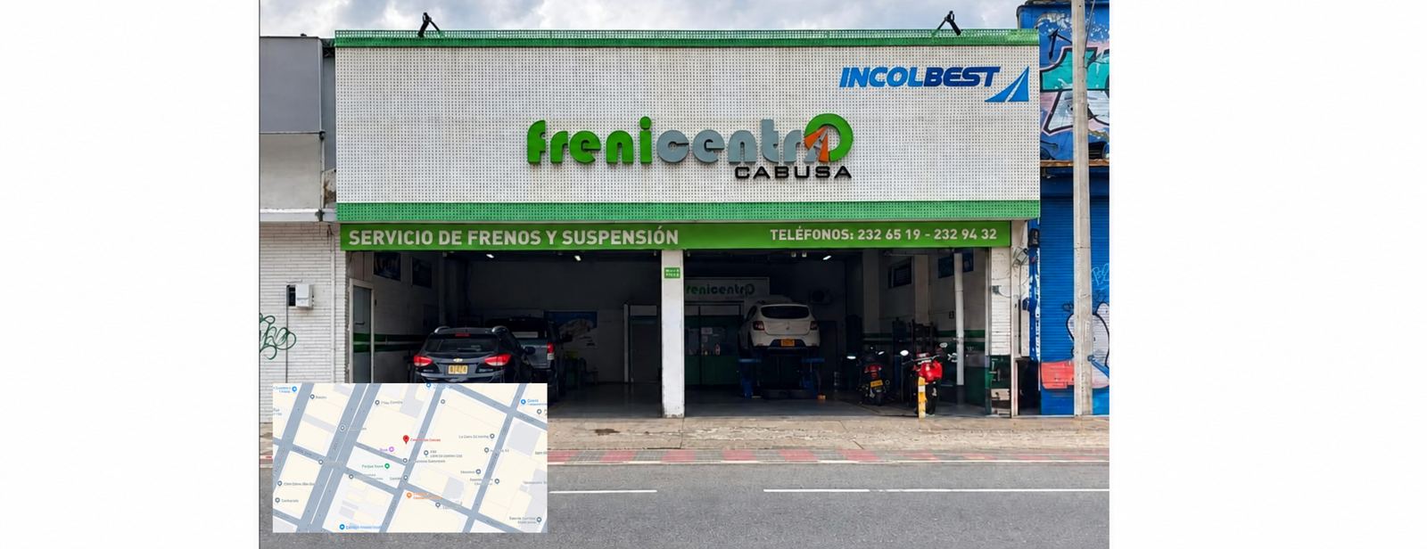 Mapa Frenicentro Cabusa Medellín